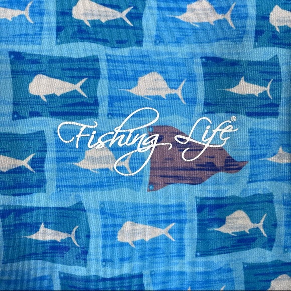 Fishing Life, UPF 50+, Long Sleeve Shirt, Size Medium. Excellent condition! - Picture 6 of 6